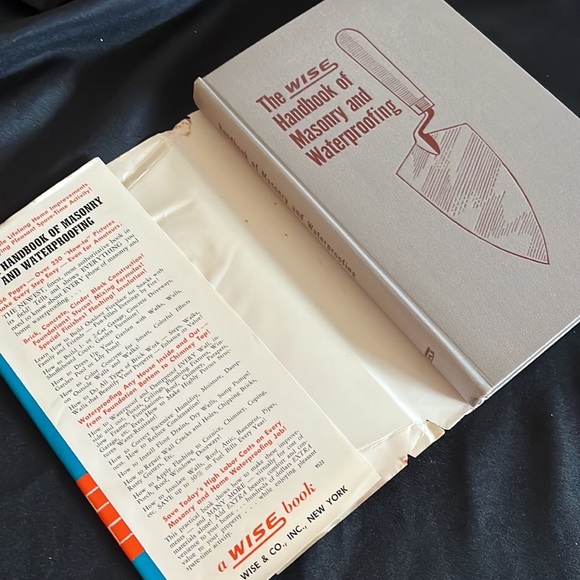 Vintage 1952 WISE Masonry & Waterproofing Handbook~50s Construction - Picture 3 of 8